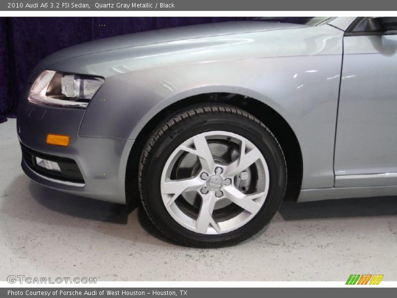 Quartz Gray Metallic / Black 2010 Audi A6 3.2 FSI Sedan