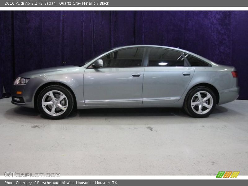 Quartz Gray Metallic / Black 2010 Audi A6 3.2 FSI Sedan