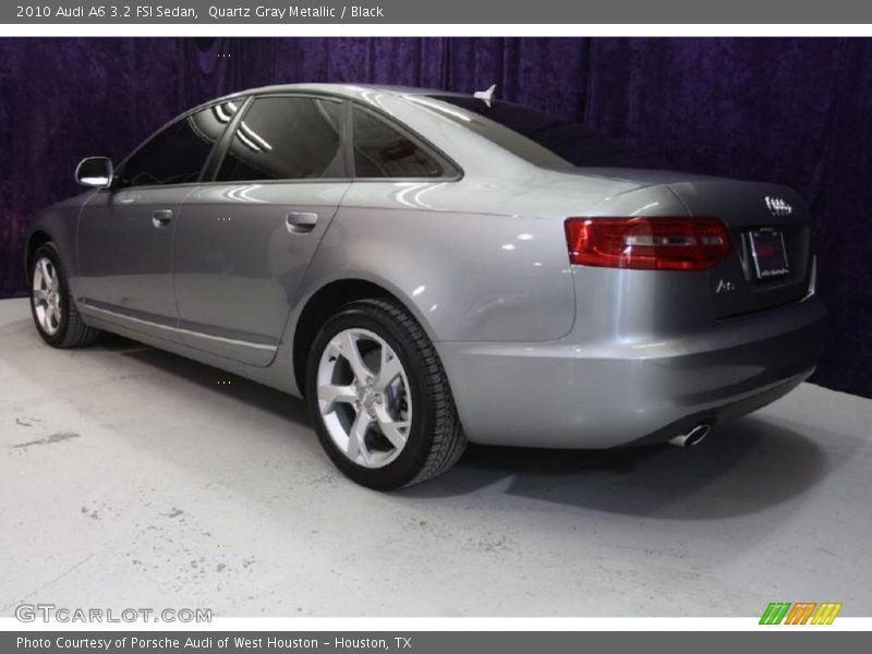 Quartz Gray Metallic / Black 2010 Audi A6 3.2 FSI Sedan