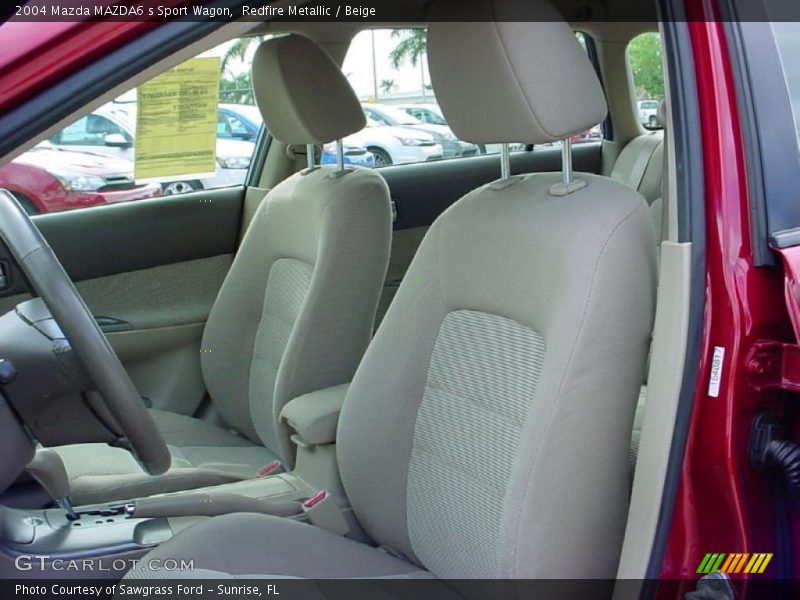 Redfire Metallic / Beige 2004 Mazda MAZDA6 s Sport Wagon