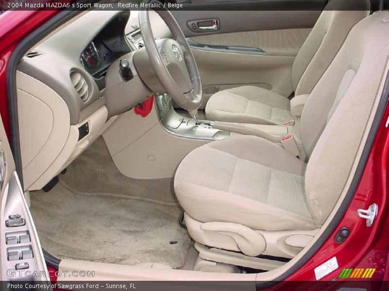  2004 MAZDA6 s Sport Wagon Beige Interior