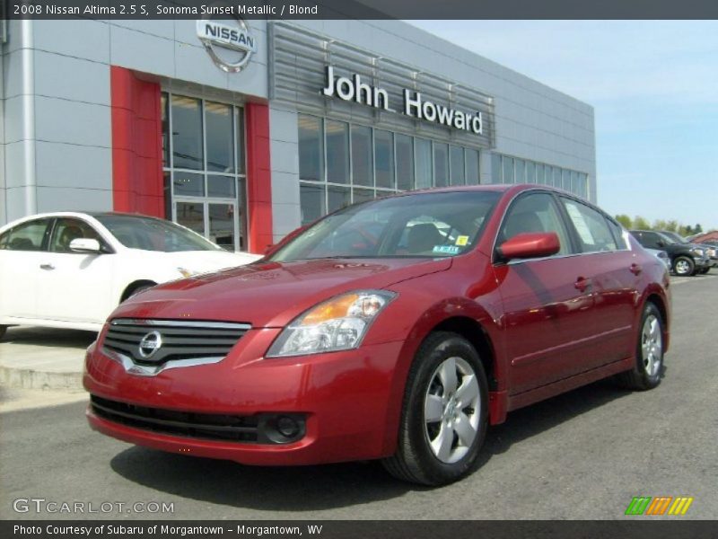 Sonoma Sunset Metallic / Blond 2008 Nissan Altima 2.5 S