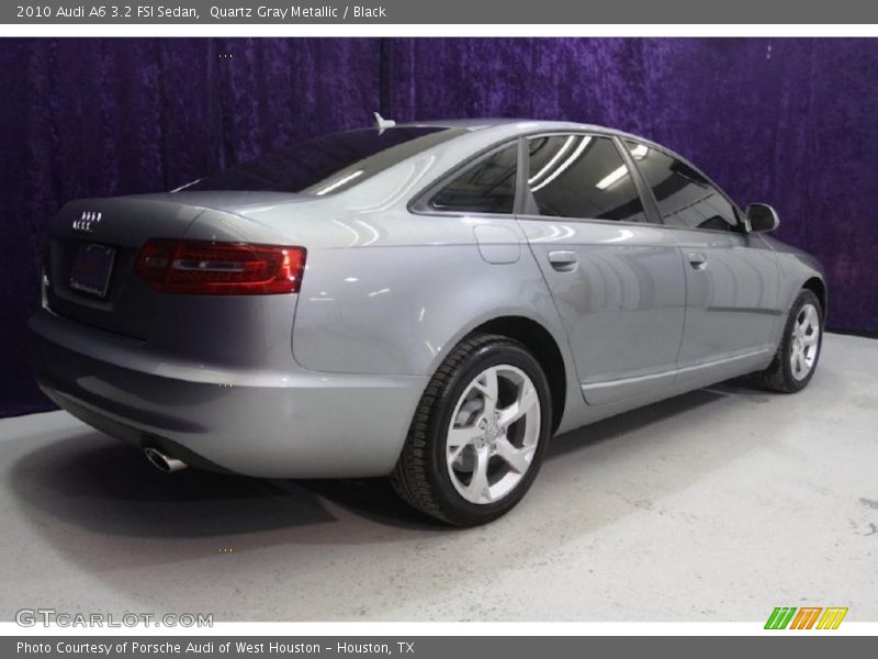 Quartz Gray Metallic / Black 2010 Audi A6 3.2 FSI Sedan