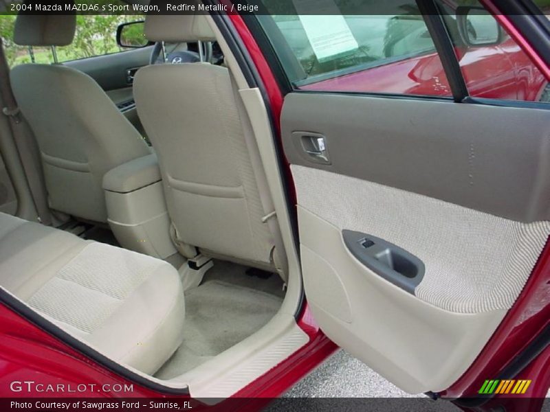 Redfire Metallic / Beige 2004 Mazda MAZDA6 s Sport Wagon