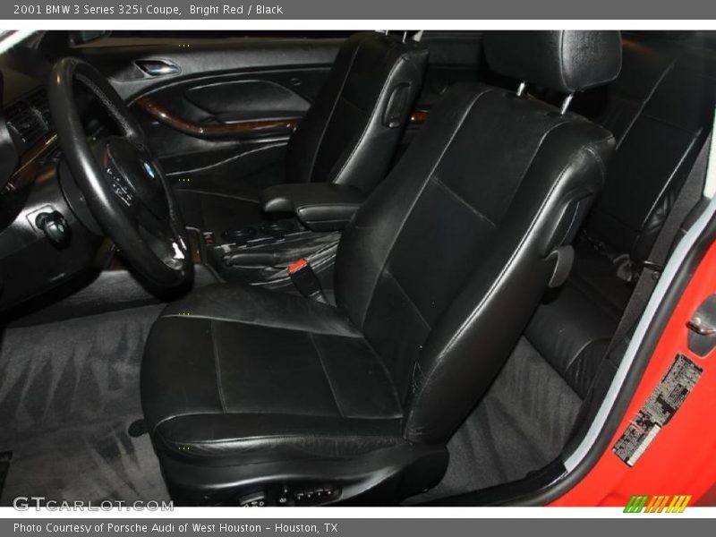Bright Red / Black 2001 BMW 3 Series 325i Coupe