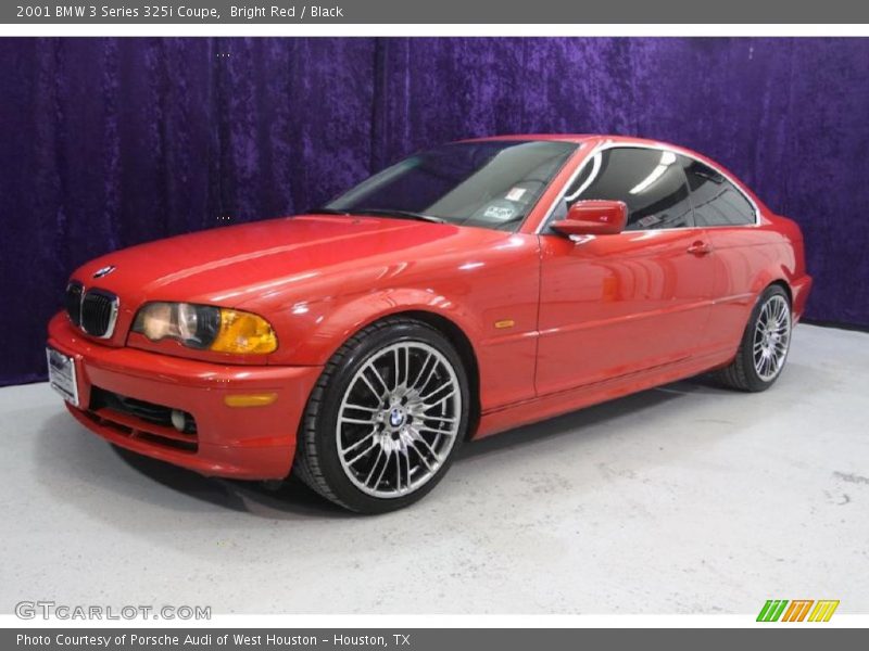 Bright Red / Black 2001 BMW 3 Series 325i Coupe