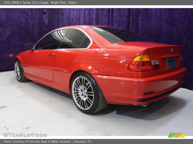 Bright Red / Black 2001 BMW 3 Series 325i Coupe