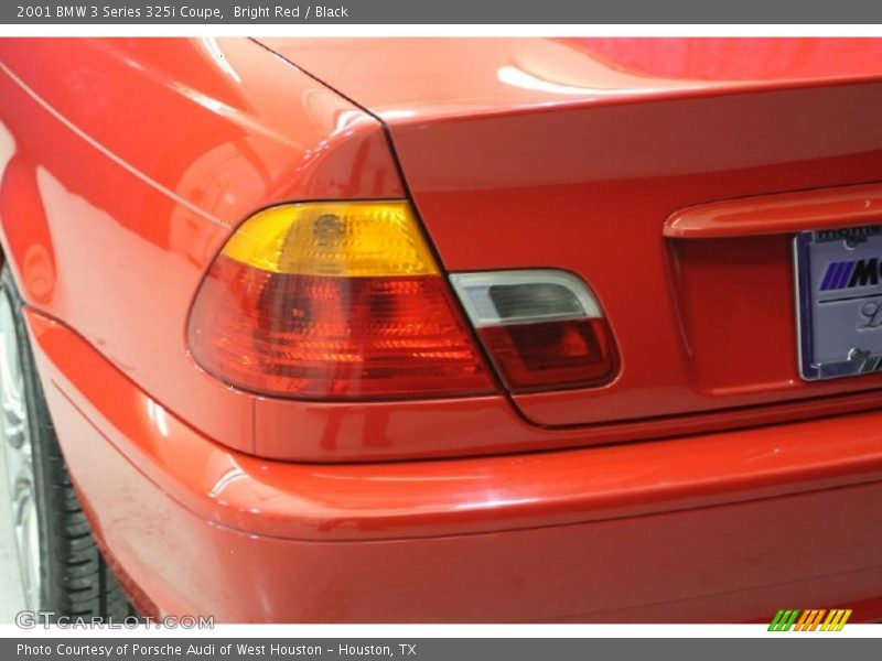 Bright Red / Black 2001 BMW 3 Series 325i Coupe