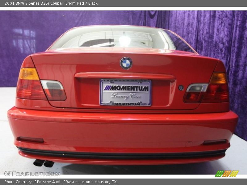 Bright Red / Black 2001 BMW 3 Series 325i Coupe