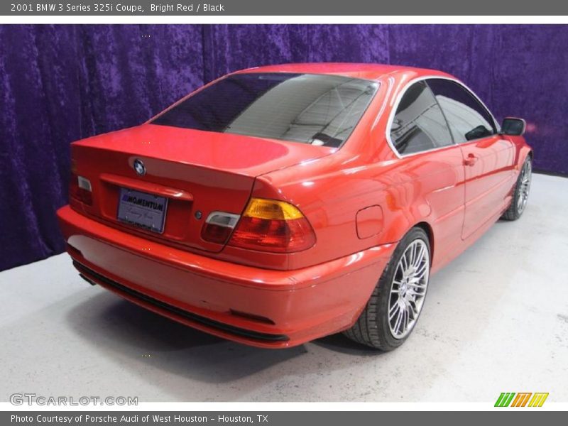 Bright Red / Black 2001 BMW 3 Series 325i Coupe