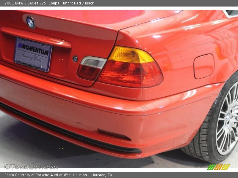 Bright Red / Black 2001 BMW 3 Series 325i Coupe