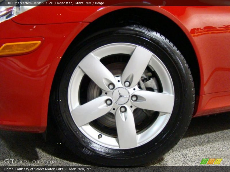 Mars Red / Beige 2007 Mercedes-Benz SLK 280 Roadster