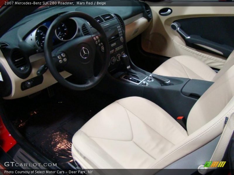 Mars Red / Beige 2007 Mercedes-Benz SLK 280 Roadster