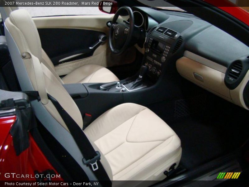Mars Red / Beige 2007 Mercedes-Benz SLK 280 Roadster