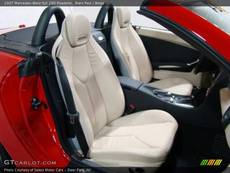 Mars Red / Beige 2007 Mercedes-Benz SLK 280 Roadster