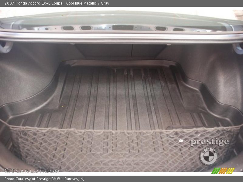 Cool Blue Metallic / Gray 2007 Honda Accord EX-L Coupe