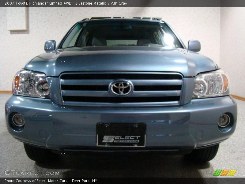 Bluestone Metallic / Ash Gray 2007 Toyota Highlander Limited 4WD