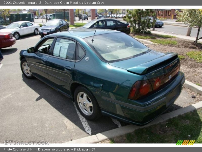 Dark Jade Green Metallic / Medium Gray 2001 Chevrolet Impala LS