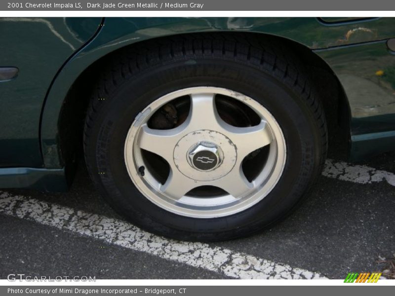 Dark Jade Green Metallic / Medium Gray 2001 Chevrolet Impala LS