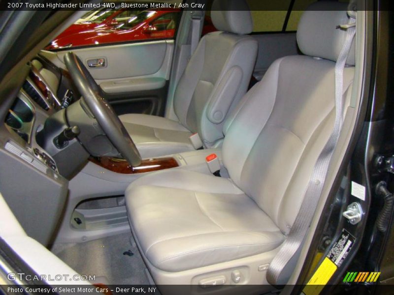 Bluestone Metallic / Ash Gray 2007 Toyota Highlander Limited 4WD