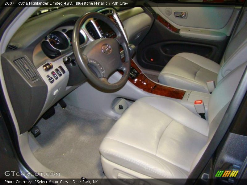 Bluestone Metallic / Ash Gray 2007 Toyota Highlander Limited 4WD