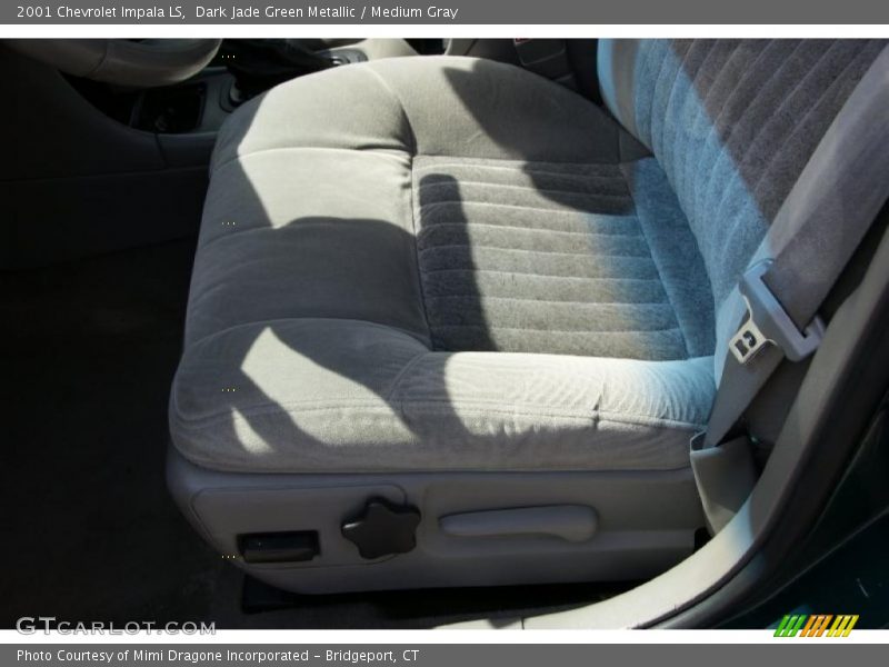 Dark Jade Green Metallic / Medium Gray 2001 Chevrolet Impala LS