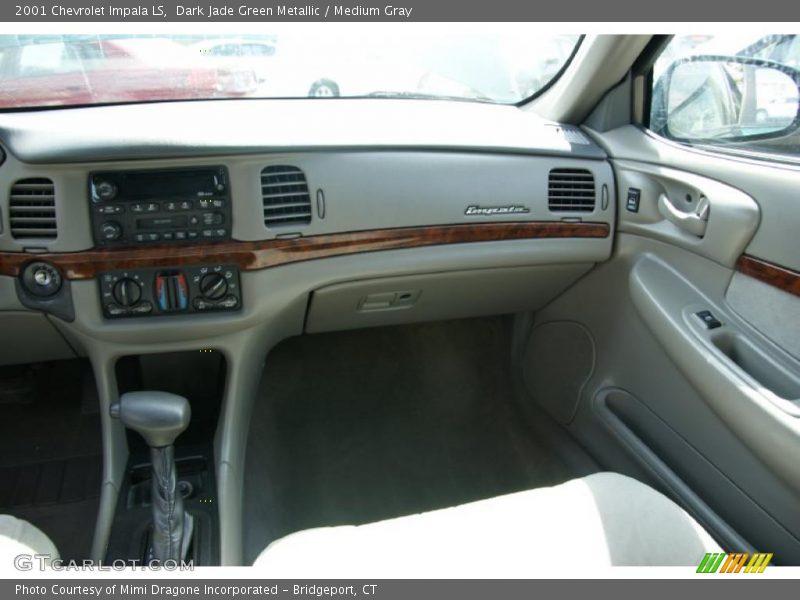 Dark Jade Green Metallic / Medium Gray 2001 Chevrolet Impala LS