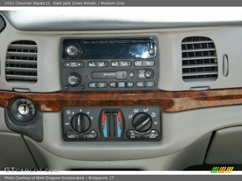 Dark Jade Green Metallic / Medium Gray 2001 Chevrolet Impala LS