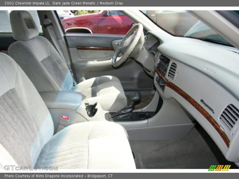Dark Jade Green Metallic / Medium Gray 2001 Chevrolet Impala LS