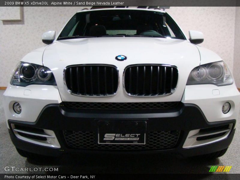 Alpine White / Sand Beige Nevada Leather 2009 BMW X5 xDrive30i