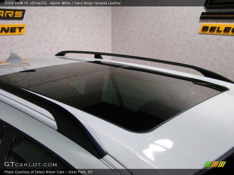 Alpine White / Sand Beige Nevada Leather 2009 BMW X5 xDrive30i