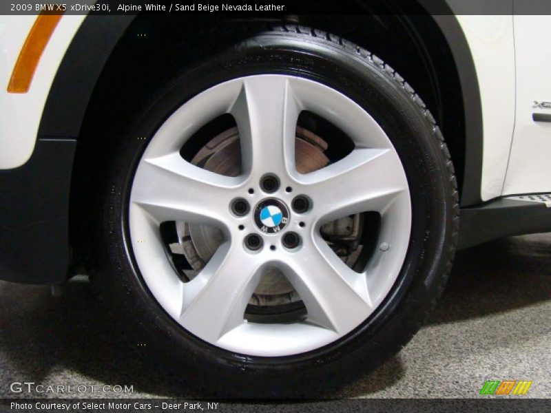 Alpine White / Sand Beige Nevada Leather 2009 BMW X5 xDrive30i