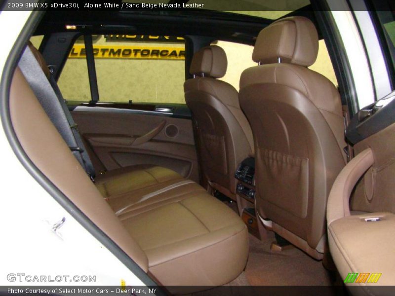 Alpine White / Sand Beige Nevada Leather 2009 BMW X5 xDrive30i