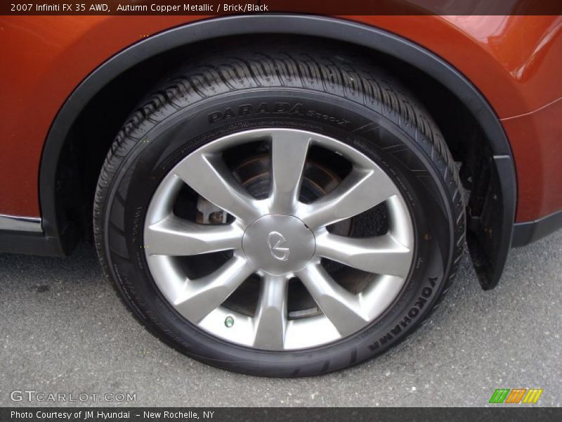 Autumn Copper Metallic / Brick/Black 2007 Infiniti FX 35 AWD