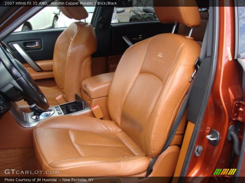 Autumn Copper Metallic / Brick/Black 2007 Infiniti FX 35 AWD