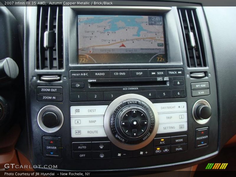 Autumn Copper Metallic / Brick/Black 2007 Infiniti FX 35 AWD