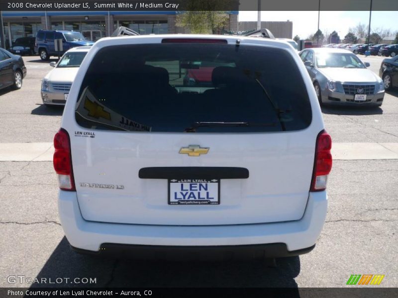 Summit White / Medium Gray 2008 Chevrolet Uplander LS