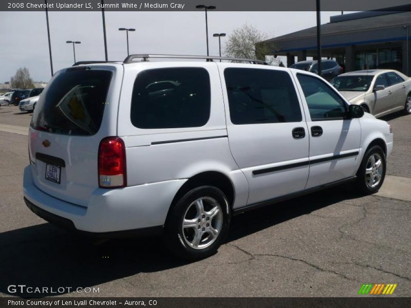 Summit White / Medium Gray 2008 Chevrolet Uplander LS