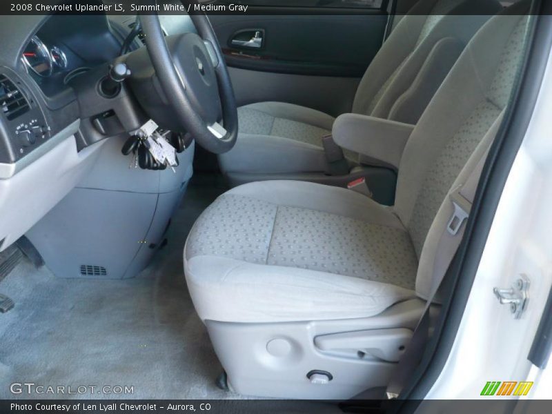 Summit White / Medium Gray 2008 Chevrolet Uplander LS