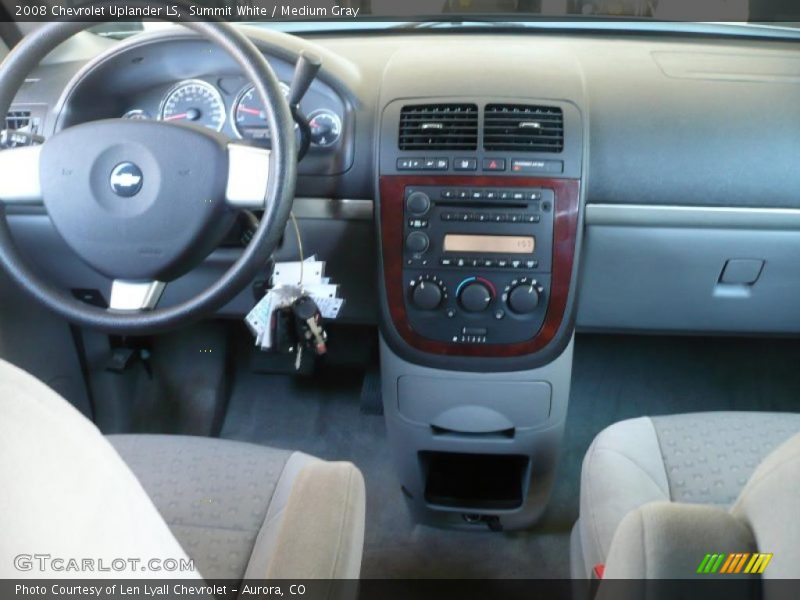 Summit White / Medium Gray 2008 Chevrolet Uplander LS