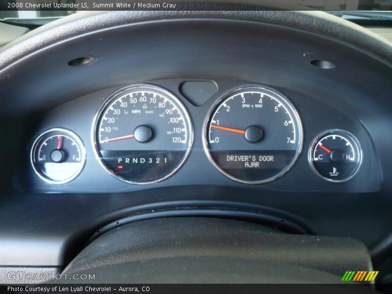 Summit White / Medium Gray 2008 Chevrolet Uplander LS