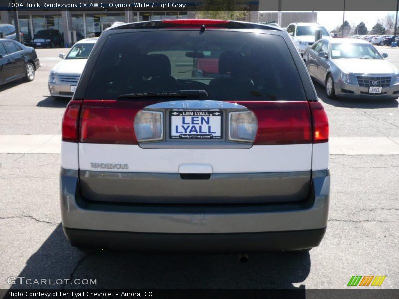 Olympic White / Light Gray 2004 Buick Rendezvous CX AWD