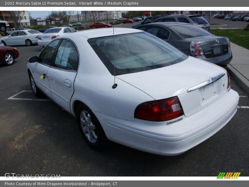 Vibrant White / Medium Graphite 2002 Mercury Sable LS Premium Sedan