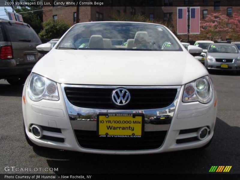 Candy White / Cornsilk Beige 2009 Volkswagen Eos Lux