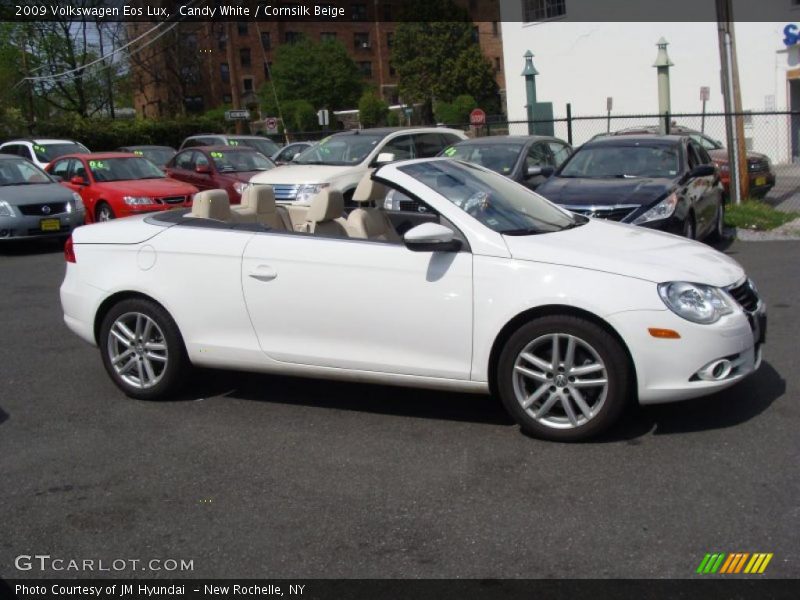 Candy White / Cornsilk Beige 2009 Volkswagen Eos Lux