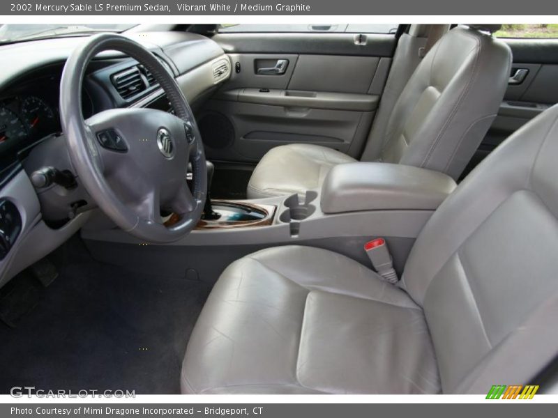 Vibrant White / Medium Graphite 2002 Mercury Sable LS Premium Sedan