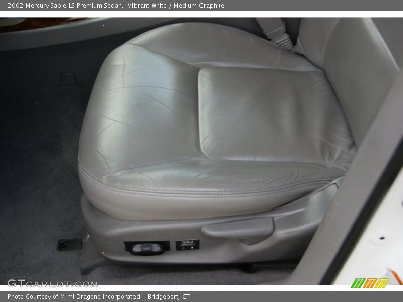 Vibrant White / Medium Graphite 2002 Mercury Sable LS Premium Sedan