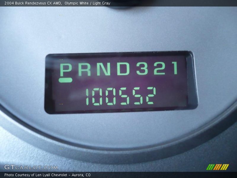 Olympic White / Light Gray 2004 Buick Rendezvous CX AWD