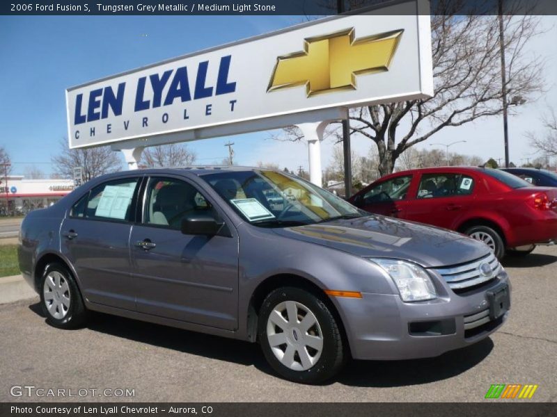 Tungsten Grey Metallic / Medium Light Stone 2006 Ford Fusion S
