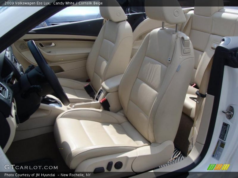 Candy White / Cornsilk Beige 2009 Volkswagen Eos Lux